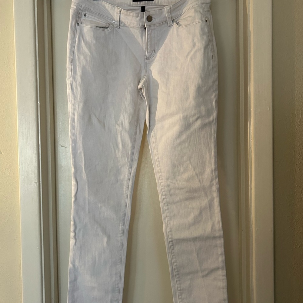 Ann Taylor White Denim Jeans